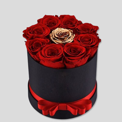 "15 Red Roses Flower Box - code BF17 - Click here to View more details about this Product